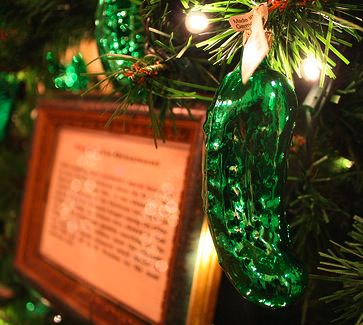 A Christmas Pickle Christmas Tree Decoration